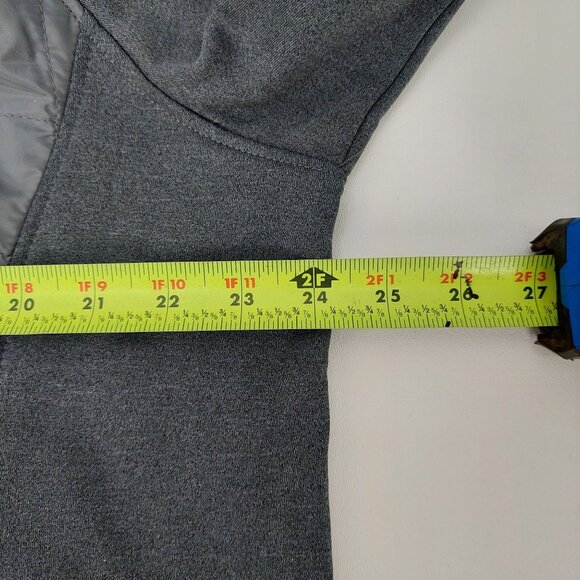 Orvis Jacket Adult Extra Large Gray Quilted Fleece Full Zip Pockets Hiking XL - Picture 4 of 11